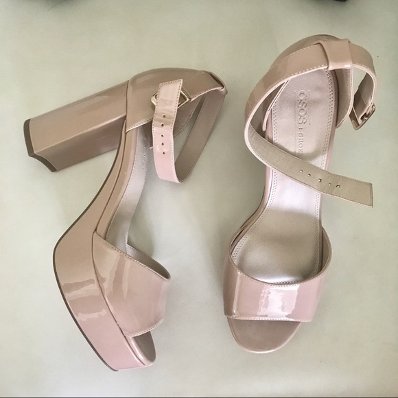 asos nude heel